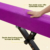 8ft Adjustable Gymnastics Balance Beam 7¨ to 22¨– Professional 'Grow-With-You' Training Bar – Suede Surface & Stable Steel Base Levels 1-10 - Image 3